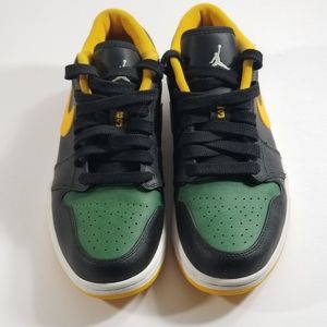 Nike Air Jordan 1 Low Green Gold 9.5